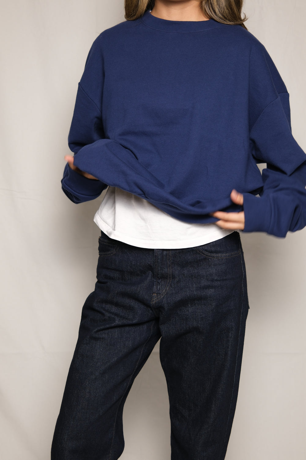 The Core Crewneck - Classic Navy