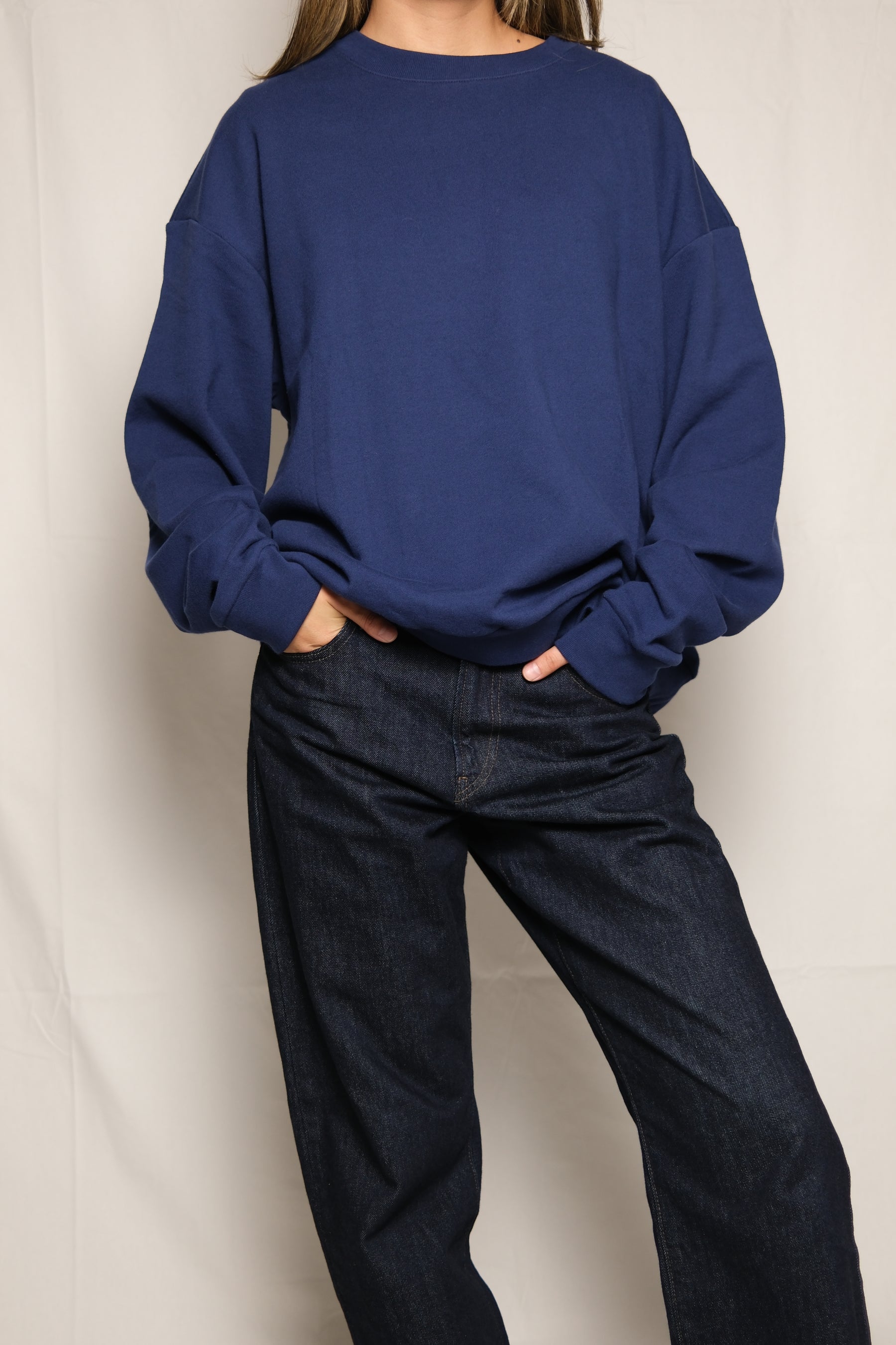 The Core Crewneck - Classic Navy