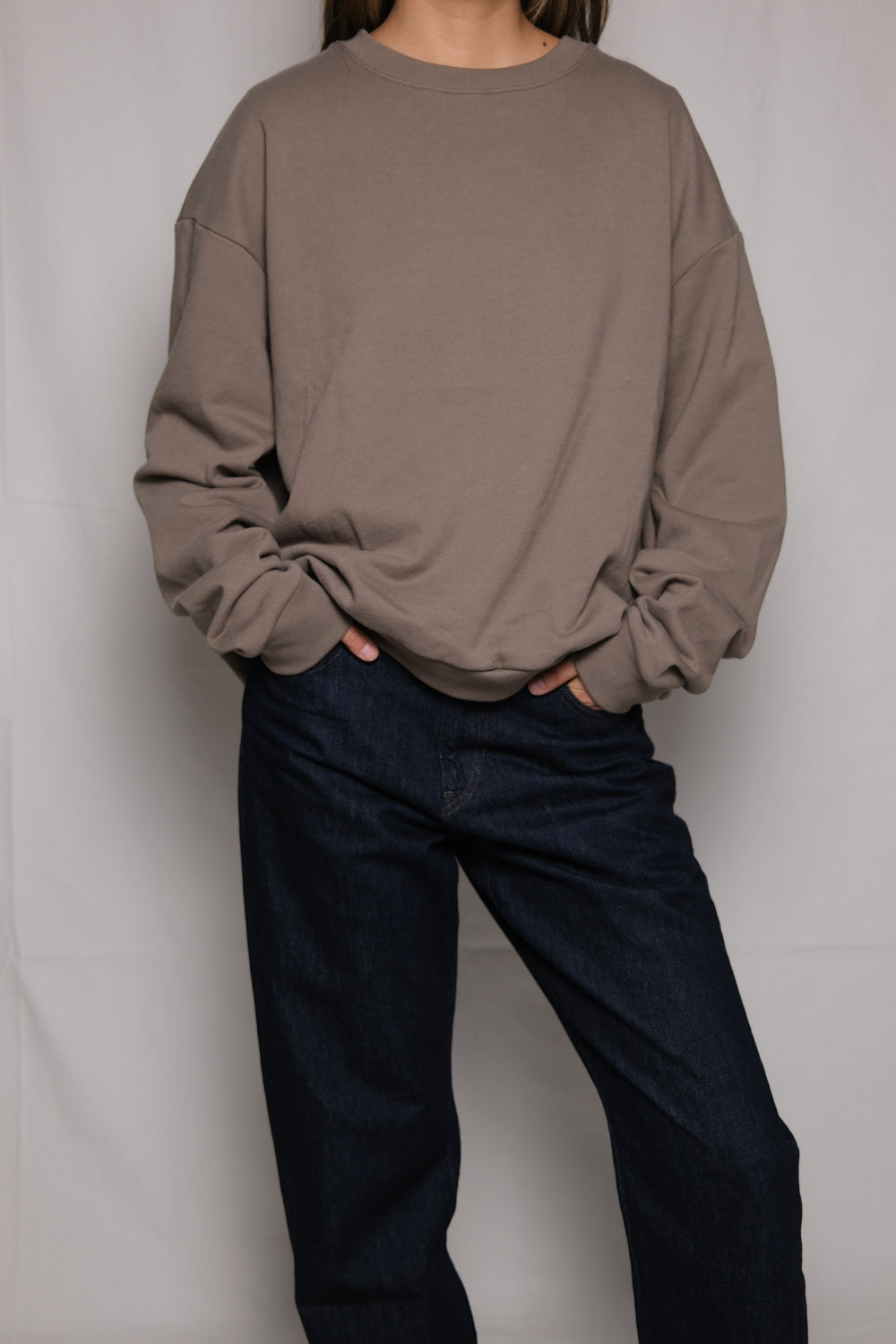 The Core Crewneck - Taupe