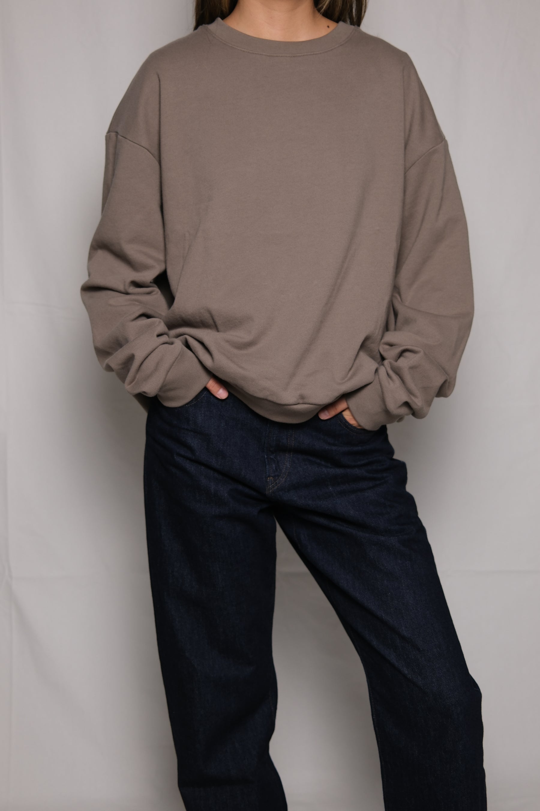 The Core Crewneck - Taupe