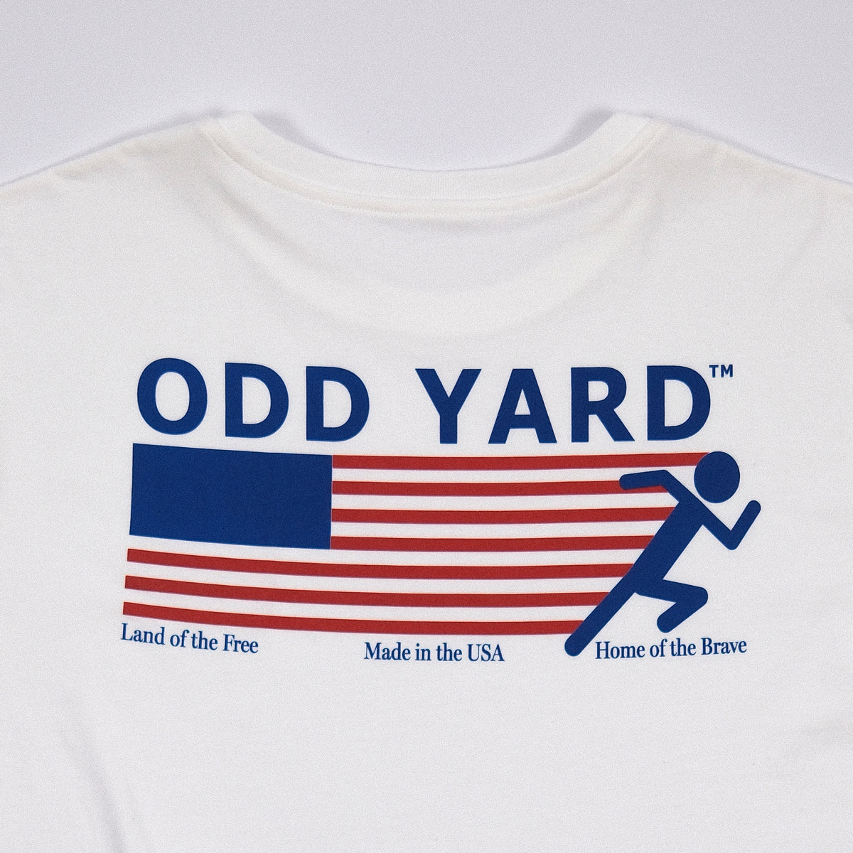 Boxy USA Tee [White]