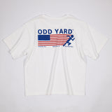 Boxy USA Tee [White]