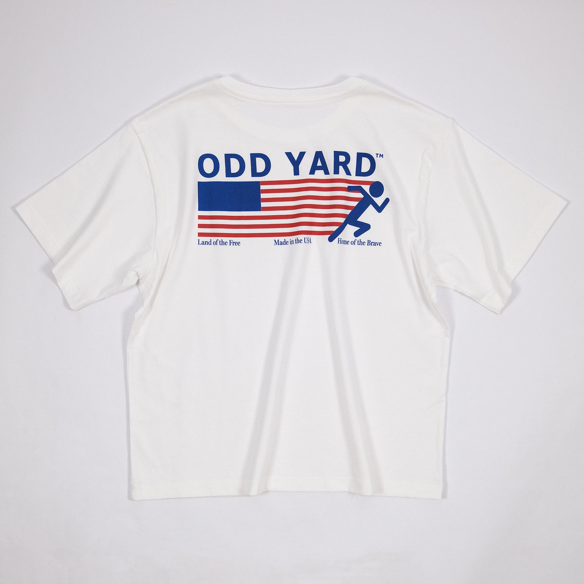 Boxy USA Tee [White]