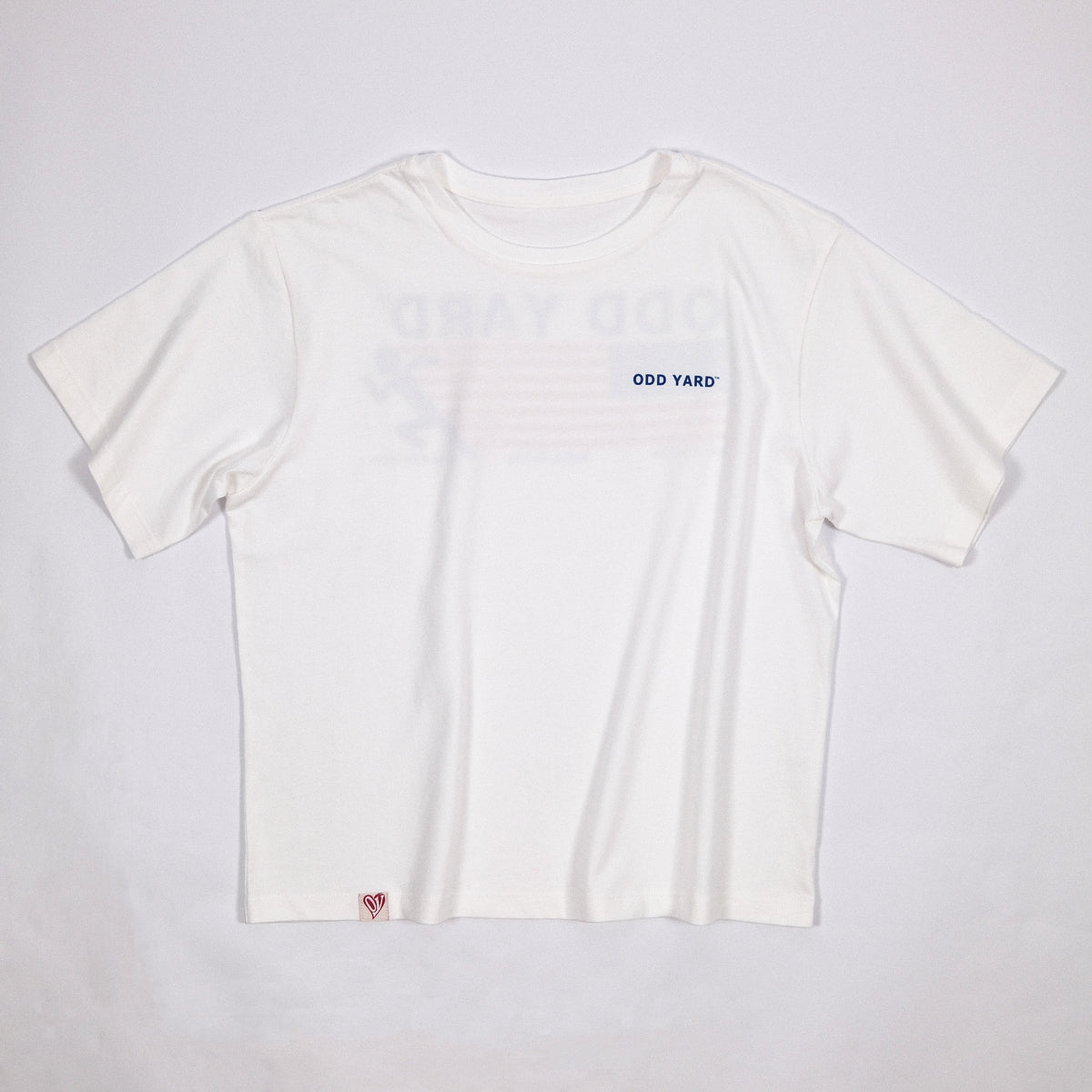 Boxy USA Tee [White]